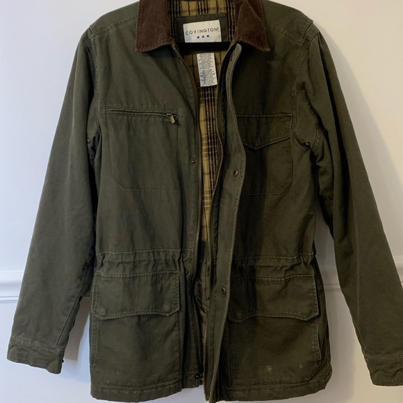 🛑SOLD🛑VTG Jacket Coat Wool Blend Lined
Corduroy Collar - Picture 5 of 11